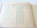 Luftwaffe, Flugbuch mit 23 bescheinigten Flügen Angehörigen der 3.Schüler Kompanie Luftflotten Nachr. Schule 2 von 1944