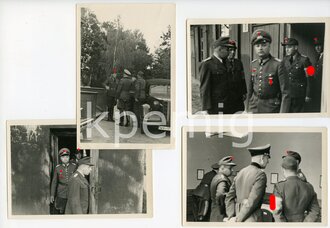4 Fotos General des Heeres , je 9 x 13cm