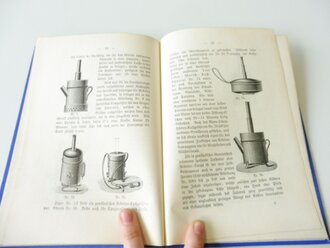 "Ein neues Feld Kochgeschirr" Darmstadt 1886 mit 36 Seiten und 21 Holzschnitten