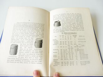 "Ein neues Feld Kochgeschirr" Darmstadt 1886 mit 36 Seiten und 21 Holzschnitten