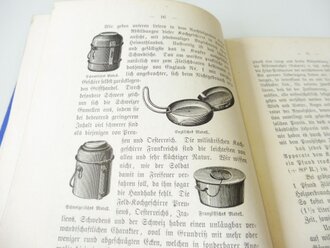 "Ein neues Feld Kochgeschirr" Darmstadt 1886 mit 36 Seiten und 21 Holzschnitten