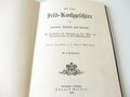 "Ein neues Feld Kochgeschirr" Darmstadt 1886 mit 36 Seiten und 21 Holzschnitten