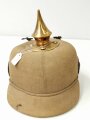 Württemberg, Pickelhaube für Mannschaften aus Kork, Kammerstück.