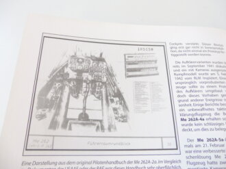 Messerschmitt Me262 Sturmvogel - Tyoen und Technik im Detail, A4, 100 Seiten, gebraucht