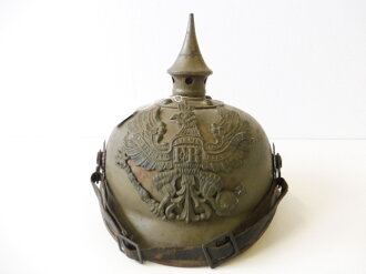 Preussen, Pickelhaube für Mannschaften aus Blech,...