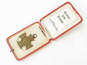 Ehrenkreuz für Kriegsteilnehmer im Etui