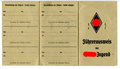 Hitler Jugend Bann 307 Bayreuth, Vorläufiger Mitgliedsausweis, Bleibenausweis und Führerausweis