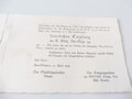 Artillerie Regiment 34 Idar Oberstein, Einladung des Bürgermeister zum feierlichen Empfang am 23.April 1938
