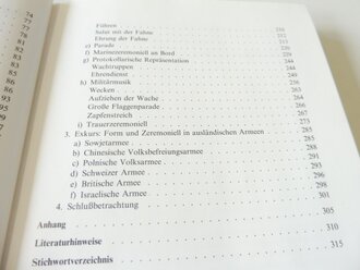 Symbole und Zeremoniell in deutschen Streitkräften vom 18. bis zum 20. Jahrhundert, A5, 319 Seiten, gebraucht