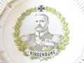 Patriotische Schale " von Hindenburg" Unbeschädigt, Durchmesser 24cm