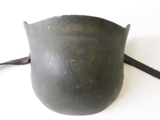 1. Weltkrieg, Stirnschutz für Stahlhelm. KOPIE aus Leichtmetall