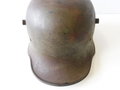 1. Weltkrieg, feldgraue Stahlhelmglocke , Originallack