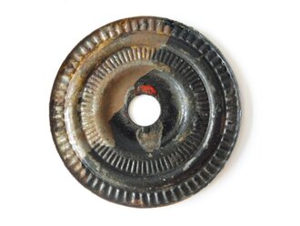 Kaiserreich, Kokarde für eine Pickelhaube oder Feuerwehrhaube. Originallack, Durchmesser 48mm, Eisen
