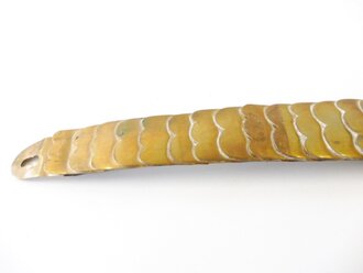 Teil einer Schuppenkette für eine Pickelhaube , Gesamtlänge 18cm