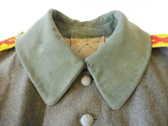 1. Weltkrieg, feldgrauer Mantel M15, Kammerstück des...