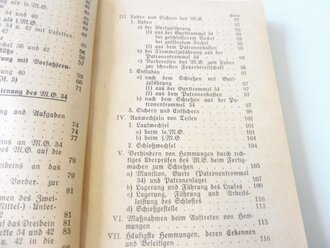 "Beschreibung, Handhabung und Bedienung des MG34 als leichtes MG..... mit Anhang für MG34 und MG42" datiert 1943 mit 256 Seiten