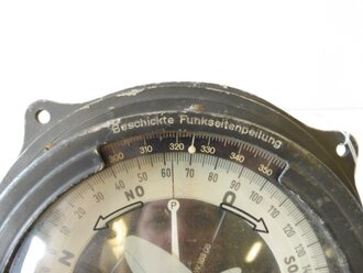 Luftwaffe Fl.23337 Funkpeiltochterkompass. Originallack, optisch guter Zustand, Funktion nicht geprüft