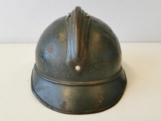 Frankreich 1. Weltkrieg, Stahlhelm Infanterie, Originallack