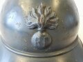 Frankreich 1. Weltkrieg, Stahlhelm Infanterie, Originallack