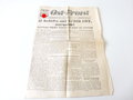 "Ost Front" Nachrichtenblatt einer Propaganda Kompanie vom 29. September 1941