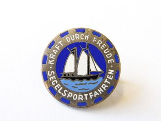 N.S. Gemeinschaft " Kraft durch Freude" KDF,  Abzeichen für Segelsportfahrten 1. Form