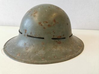 British 1941 dated Civil defense helmet, original paint and liner