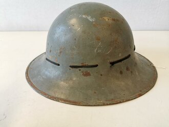 British 1941 dated Civil defense helmet, original paint and liner