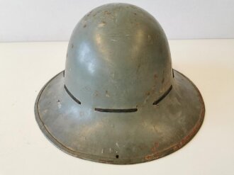 British 1941 dated Civil defense helmet, original paint and liner