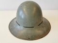 British 1941 dated Civil defense helmet, original paint and liner