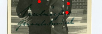 Ritterkreuzträger Generaladmiral Alfred Saalwächter, originales Foto mit eigenhändiger Unterschrift. 10 x 15cm