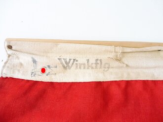 Kriegsmarine, Paar Winkflaggen in gutem Zustand