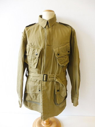 Reinforced M1942 Paratrooper Jacket US46R/ EUR56, Reißverschluss defekt, ATF REPRODUKTION