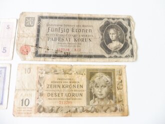 Protektorat Böhmen und Mähren, 4 Banknoten