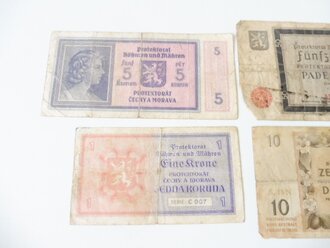 Protektorat Böhmen und Mähren, 4 Banknoten