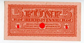 5 Reichspfennig, Behelfszahlungsmittel für die...