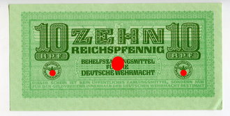 10 Reichspfennig, Behelfszahlungsmittel für die deutsche Wehrmacht