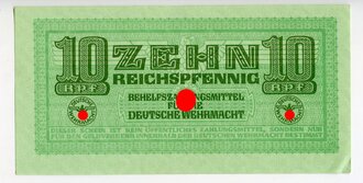 10 Reichspfennig, Behelfszahlungsmittel für die...