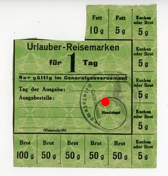 Urlauber-Reisemarken "Nur gültig im...
