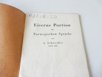 Eiserne Portion der Norwegischen Sprache,...