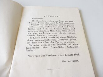 Eiserne Portion der Norwegischen Sprache, Sprachführer mit 32 Seiten, A6