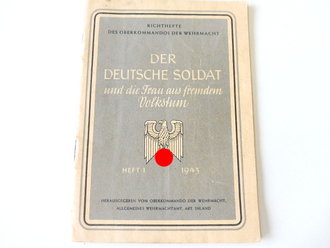 Der Deutsche Soldat und die Frau aus fremdem Vokstum, A6,...
