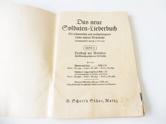 Das neue Soldatenliederbuch, Heft 2,  A6, 74 Seiten