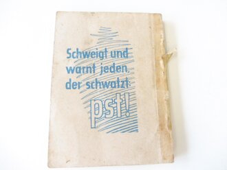 Wehrmacht Merkbuch 1945, kleinformatig, ohne Eintragungen