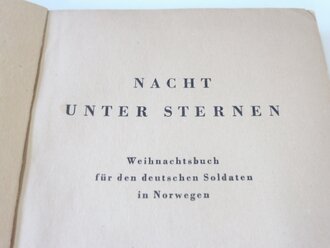 Nacht unter Sternen, Weihnachtsbuch für den deutschen Soldaten in Norwegen, 126 Seiten, ca. A5