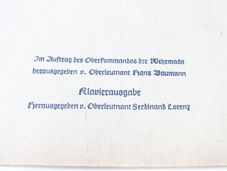 Morgen marschieren wir -  Liederbuch der deutschen Soldaten, A4, 88 Seiten