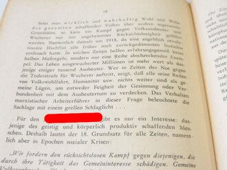 Alfred Rosenberg, Das Partei-Programm, Wesen, Grundsätze und Ziele der NSDAP, A5, 64 Seiten