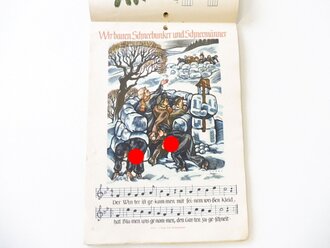 Vorweihnachten Ausgabe 1943, Kalender mit schöner zeichnerischer Gestaltung, Umschlag lose, ca. A5