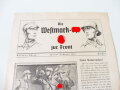 Faltblatt "Die Westmark-SA zur Front!, A4, 4 Seiten, datiert Januar/Februar 1941