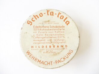 Scho-ka-kola Dose Wehrmacht Packung datiert 1941,mit dem originalen Inhalt