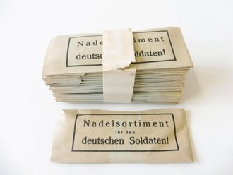 20 x Nadelsortiment für den deutschen Soldaten, originales Bündel